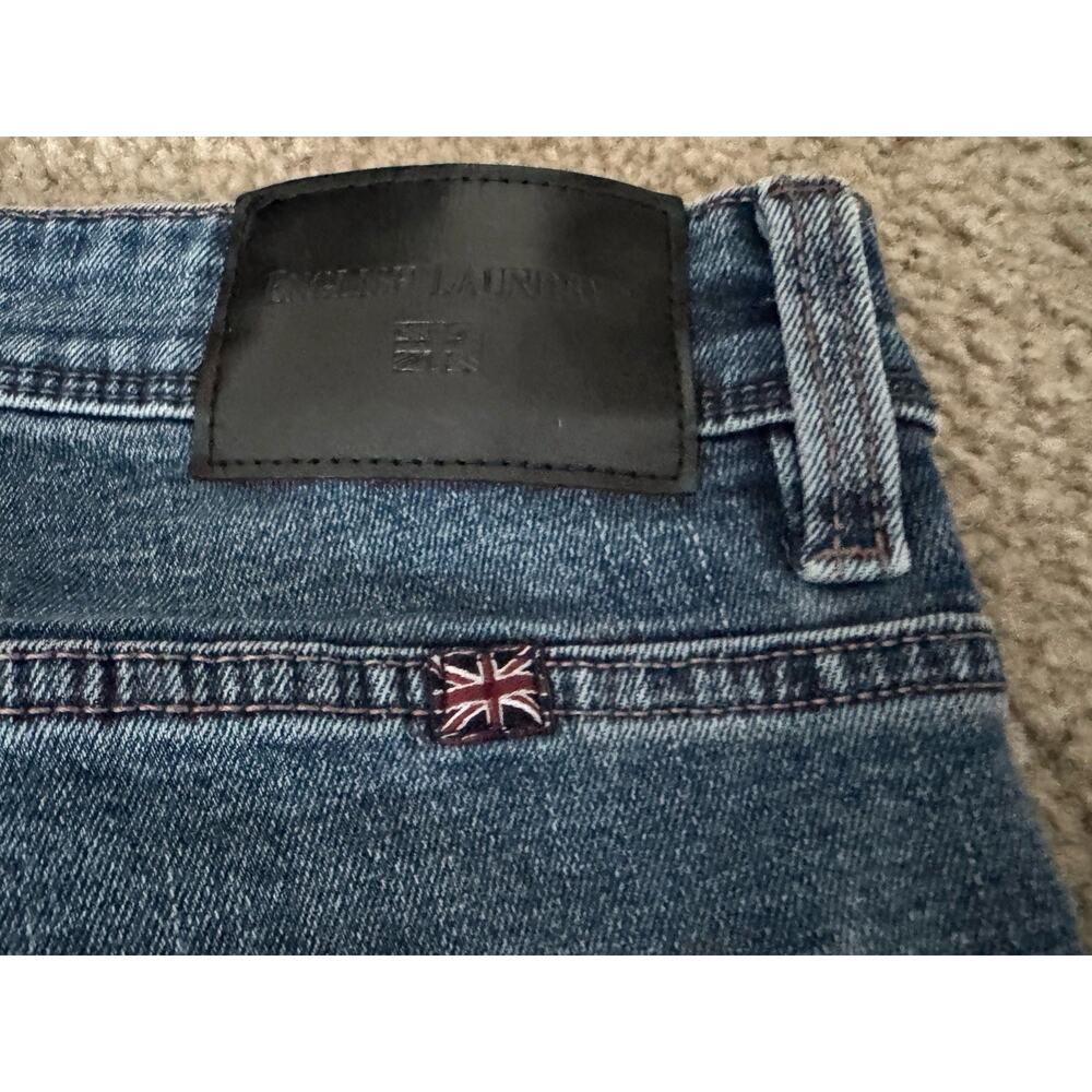 English Laundry Marrow Straight Fit Jeans Men’s 32x34 Stretch Blue Denim Pants - Picture 4 of 10